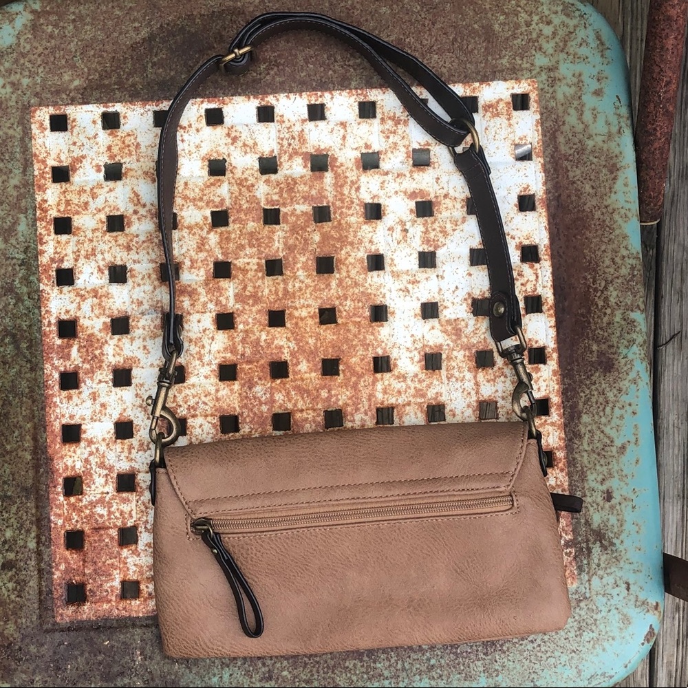 SOLD Simply Noelle Brown Leather Purse - Picture 2 of 3